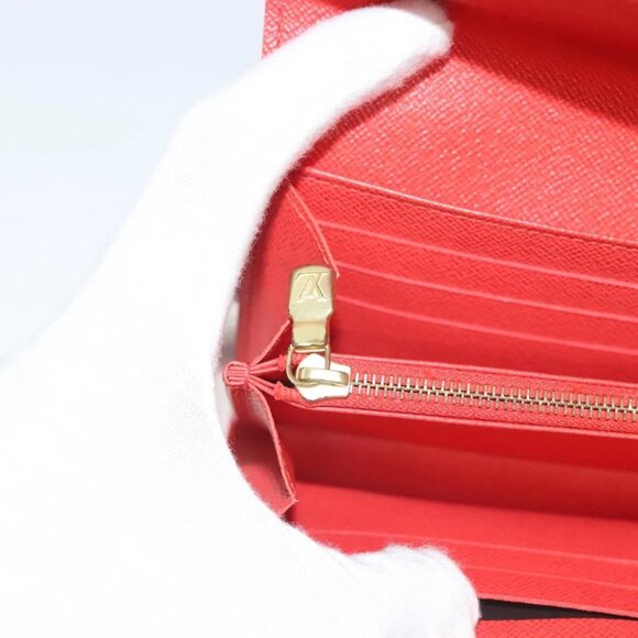 Authentic LOUIS VUITTON Monogram Portefeuille Sarah Wallet bst486-121825 - Picture 10 of 16